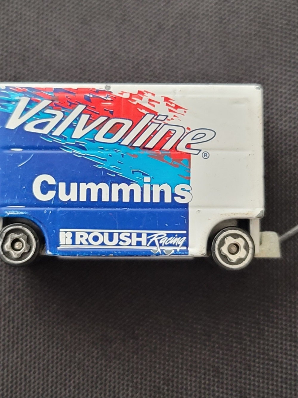 Hot Wheels Valvoline Cummins Roush Racing Blue & White Toy Truck